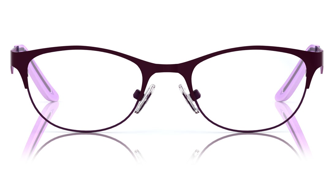 Image 1 of Purple Wayfarer Rimmed Eyeglasses (T2165A1A1|50) from Titan Available at Titan Eye+
