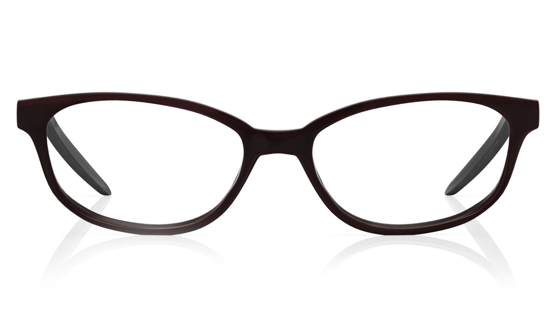 Image 1 of Maroon Rectangle Rimmed Eyeglasses from Titan Available at Titan Eye+
