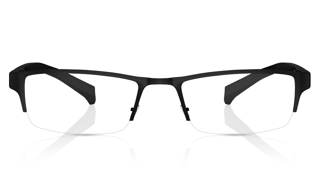 Image 1 of Black Rectangle Eyeglasses for Women from Titan Available at Titan Eye+