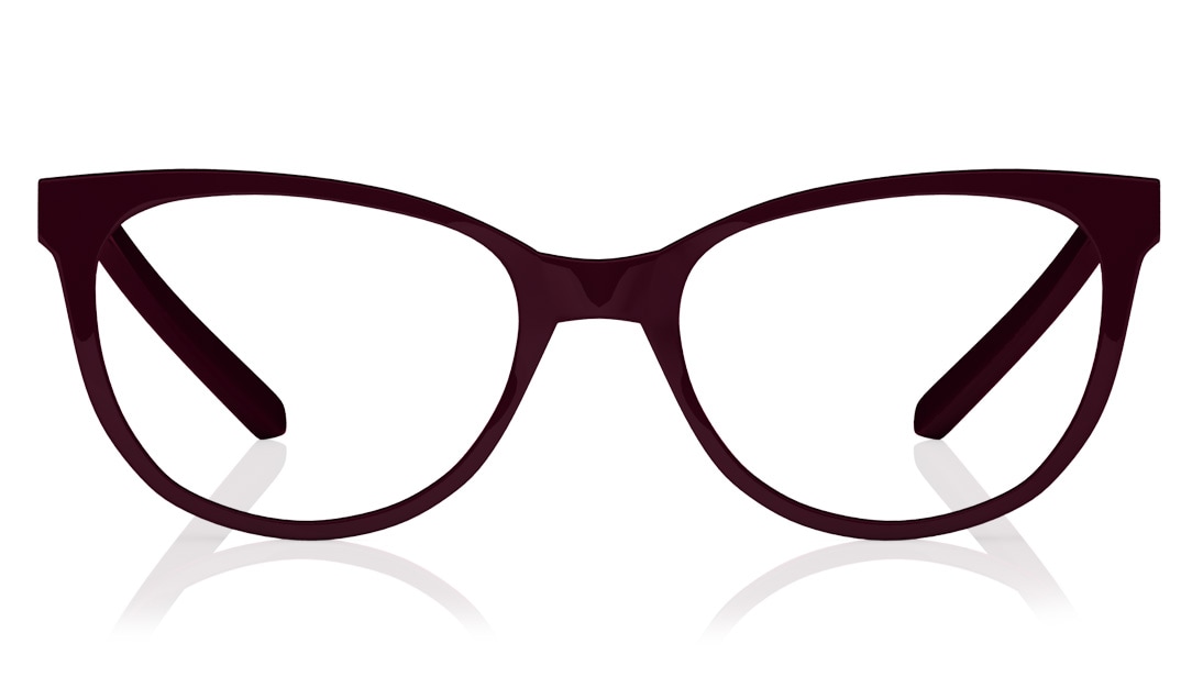 Image 1 of Maroon Square Rimmed Eyeglasses (T2305B1A1|51) from Titan Available at Titan Eye+