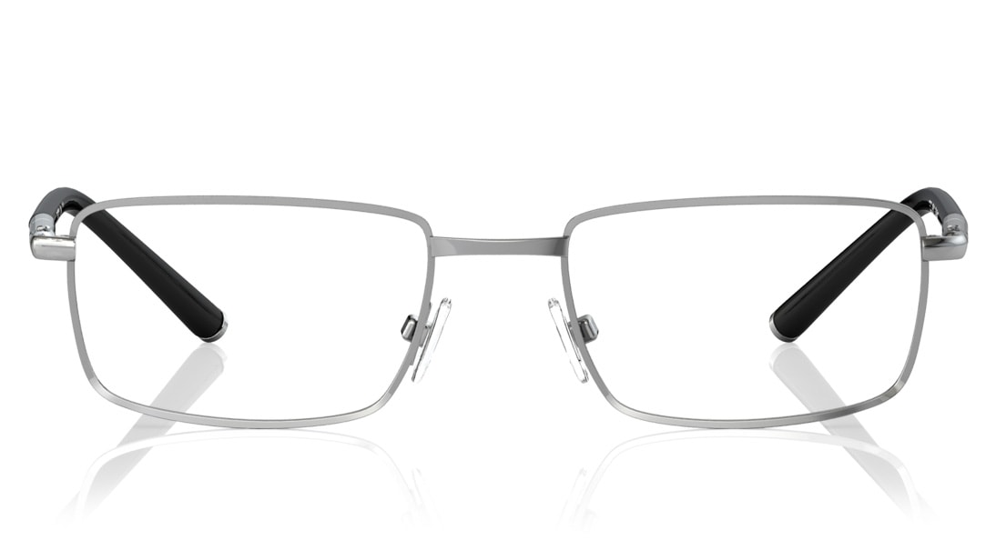 Image 1 of Gun metal Rectangle Rimmed Eyeglasses (T2322B1A1|52) from Titan Available at Titan Eye+