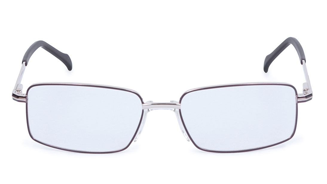 Image 1 of Gold Rectangle Rimmed Eyeglasses (T2356A1A1|54) from Titan Available at Titan Eye+