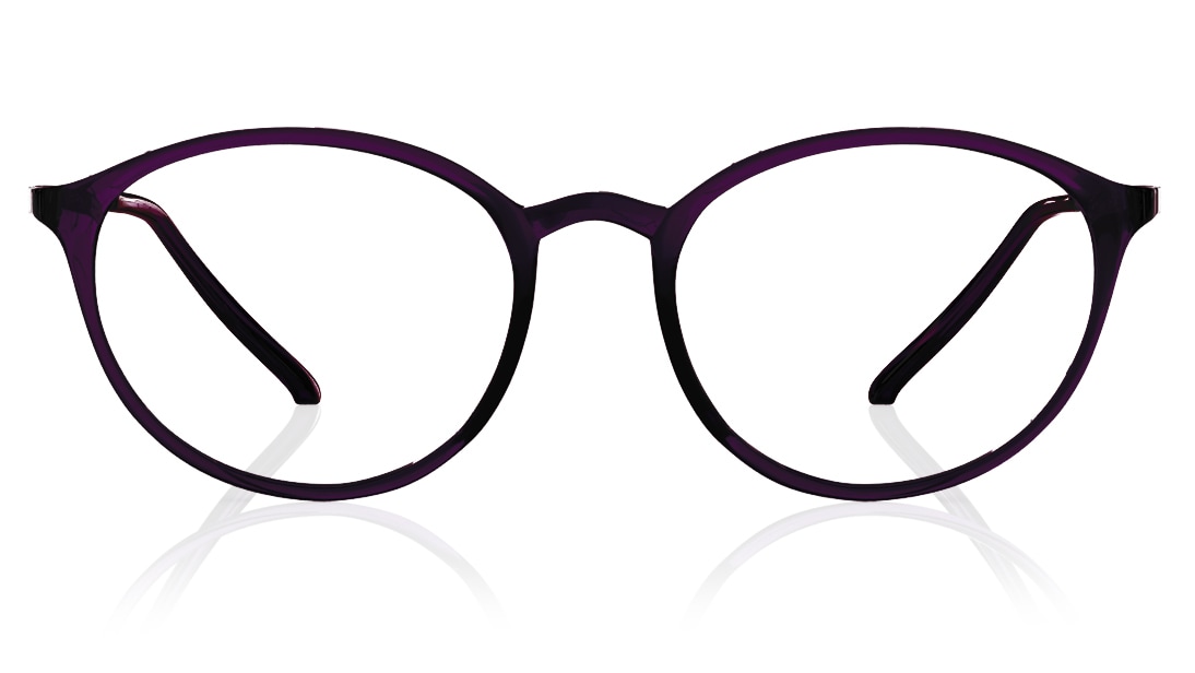 Image 1 of Purple Round Rimmed Eyeglasses (T2388A1A1|48) from Titan Available at Titan Eye+