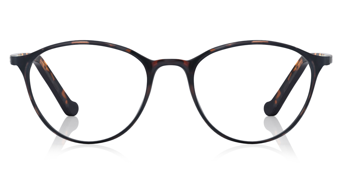 Image 1 of Havana Oval Eyeglasses for Women from Titan Available at Titan Eye+