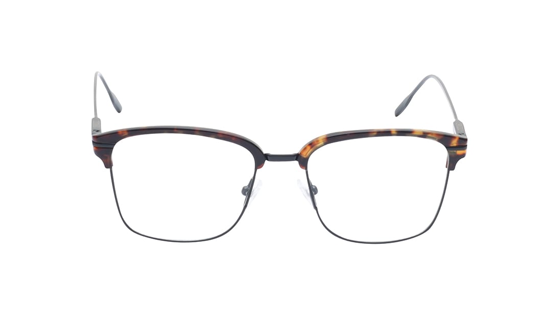Image 1 of Black Square Eyeglasses for Men and Women from Titan Available at Titan Eye+