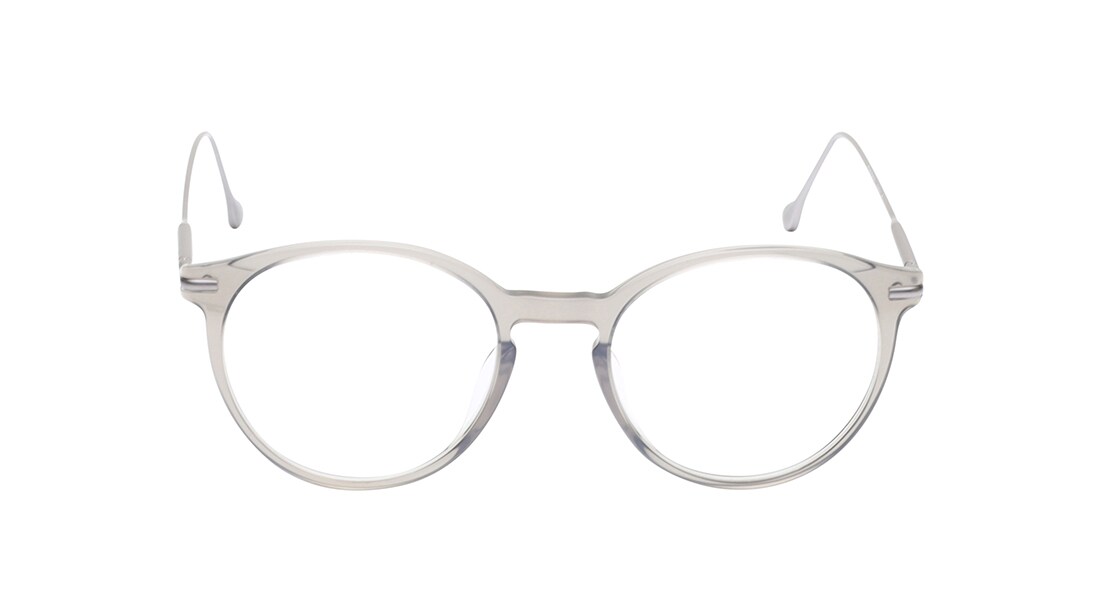 Image 1 of Grey Round Eyeglasses for Men and Women from Titan Available at Titan Eye+