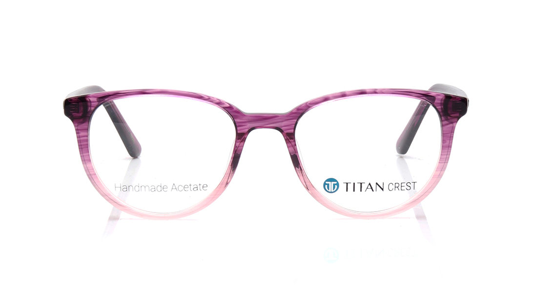 Image 1 of Pink Round Eyeglasses for Women from Titan Available at Titan Eye+