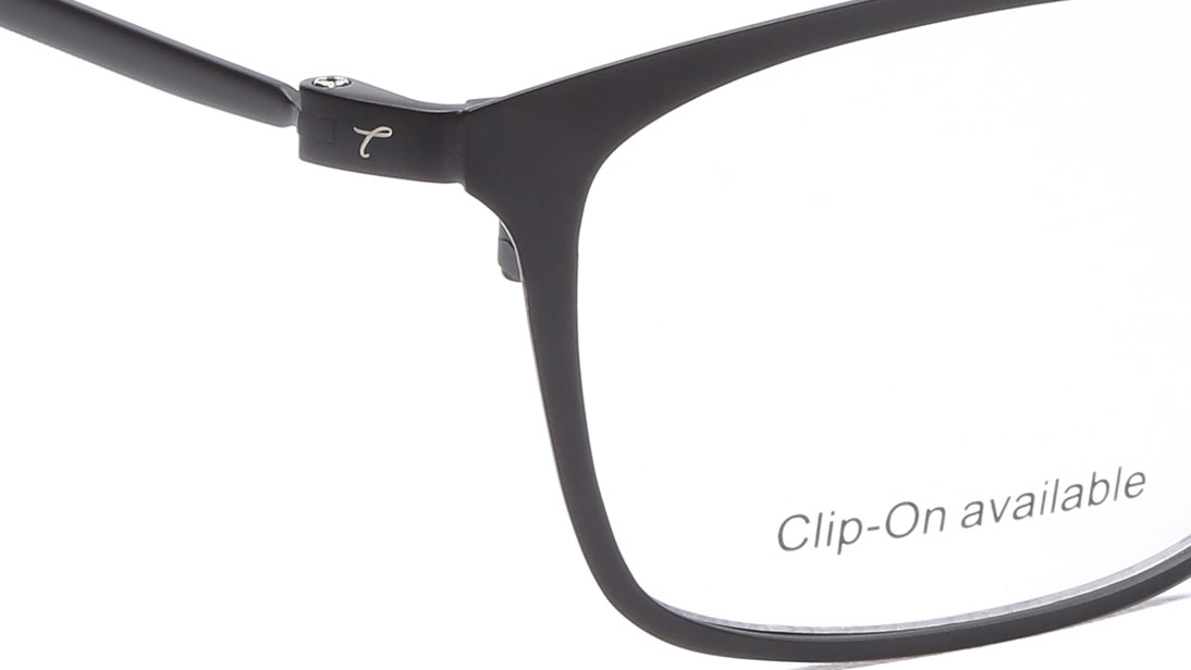 Image 5 of Black Wayfarer Rimmed Eyeglasses (TF1017WFM1|52) from Titan Available at Titan Eye+