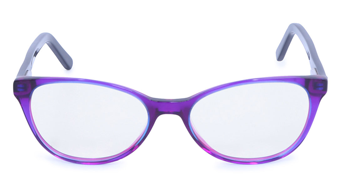 Image 1 of Purple CatEye Eyeglasses for Women from Titan Available at Titan Eye+