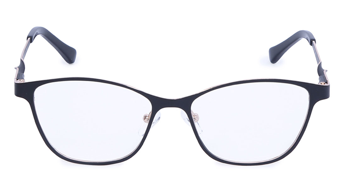 Image 1 of Black CatEye Eyeglasses for Women from Titan Available at Titan Eye+