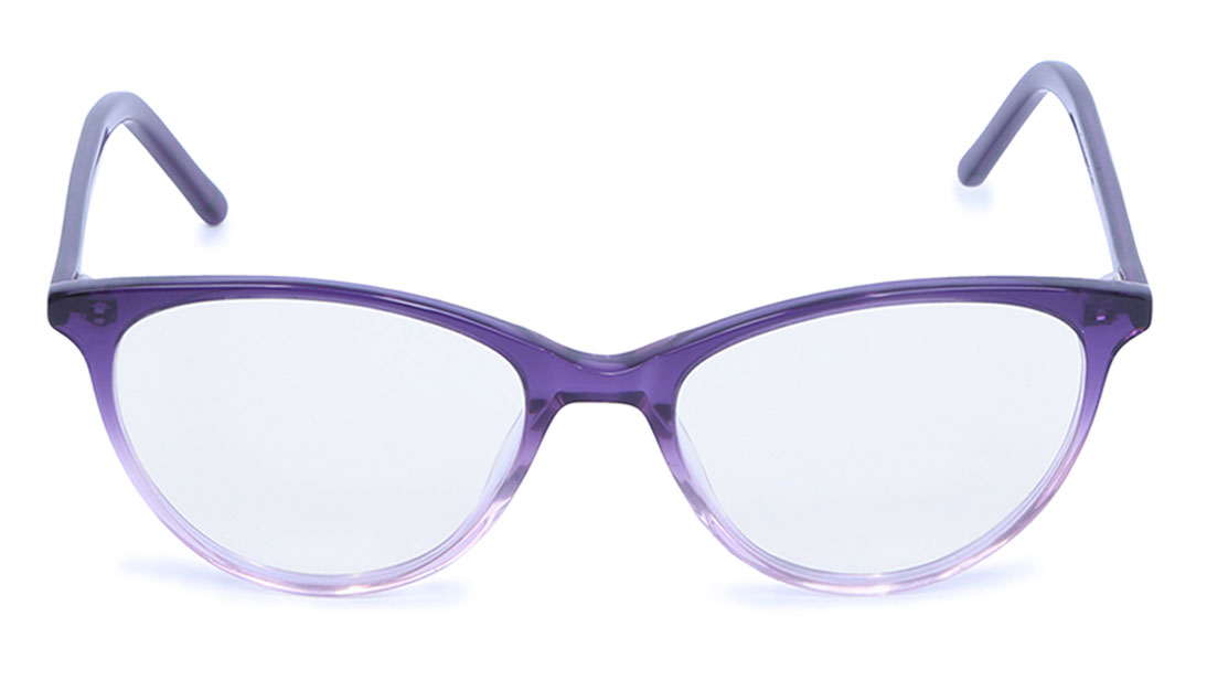 Image 1 of Purple CatEye Eyeglasses for Women from Titan Available at Titan Eye+