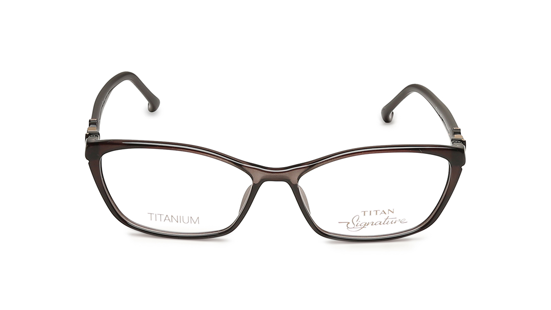 Image 1 of Black Cateye Rimmed Eyeglasses  (TF1119WFC1|52) from Titan Available at Titan Eye+