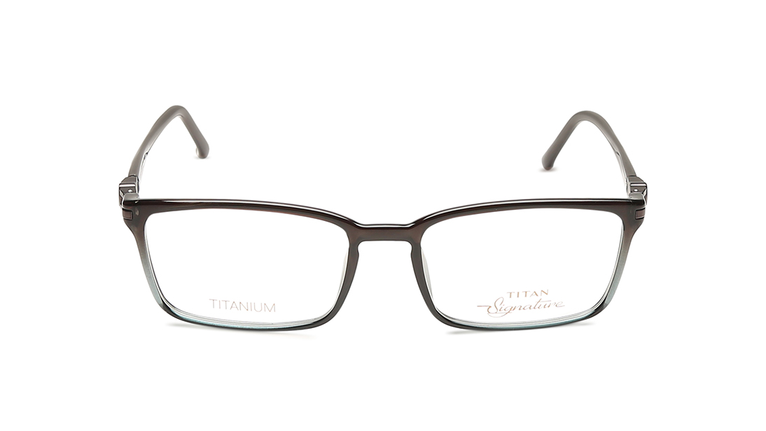 Image 1 of Black Rectangle Rimmed Eyeglasses (TF1151MFC2|54) from Titan Available at Titan Eye+
