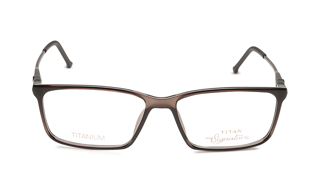 Image 1 of Black Rectangle Rimmed Eyeglasses (TF1153MFC1|54) from Titan Available at Titan Eye+