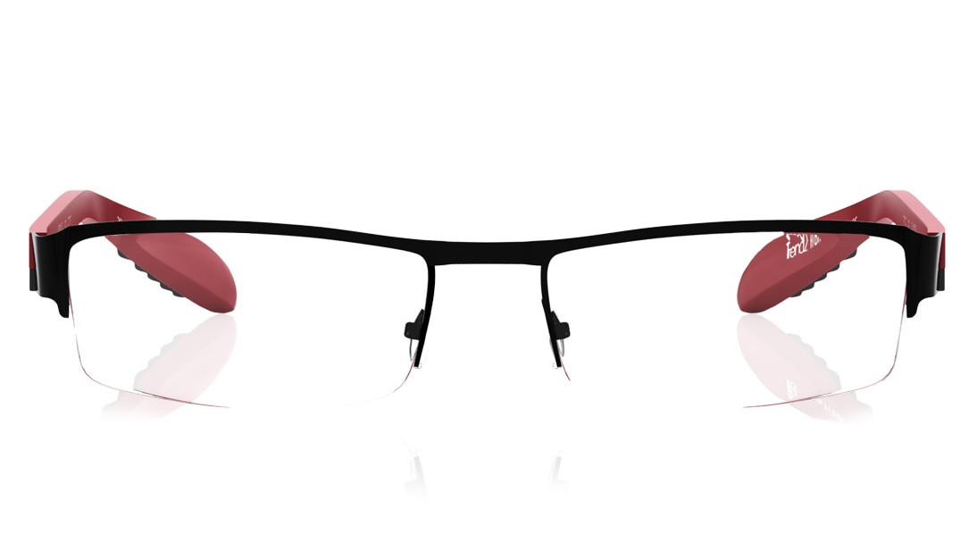 Image 1 of Black Rectangle Eyeglasses for Men from Titan Available at Titan Eye+