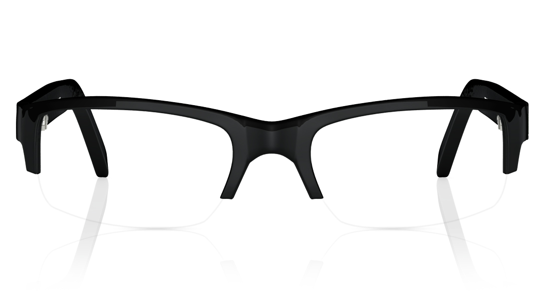 Image 1 of Black Rectangle Eyeglasses for Men and Women from Titan Available at Titan Eye+
