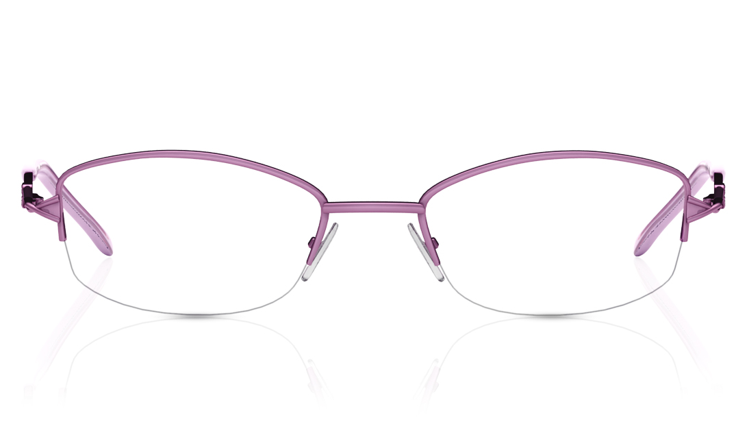 Image 1 of Pink Navigator Semi-Rimmed Eyeglasses (TR1094A1A1|50) from Titan Available at Titan Eye+
