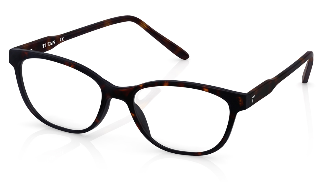 [Anti-Viral] Brown Cateye Rimmed Eyeglasses  (TR1170A1A1AM|51)