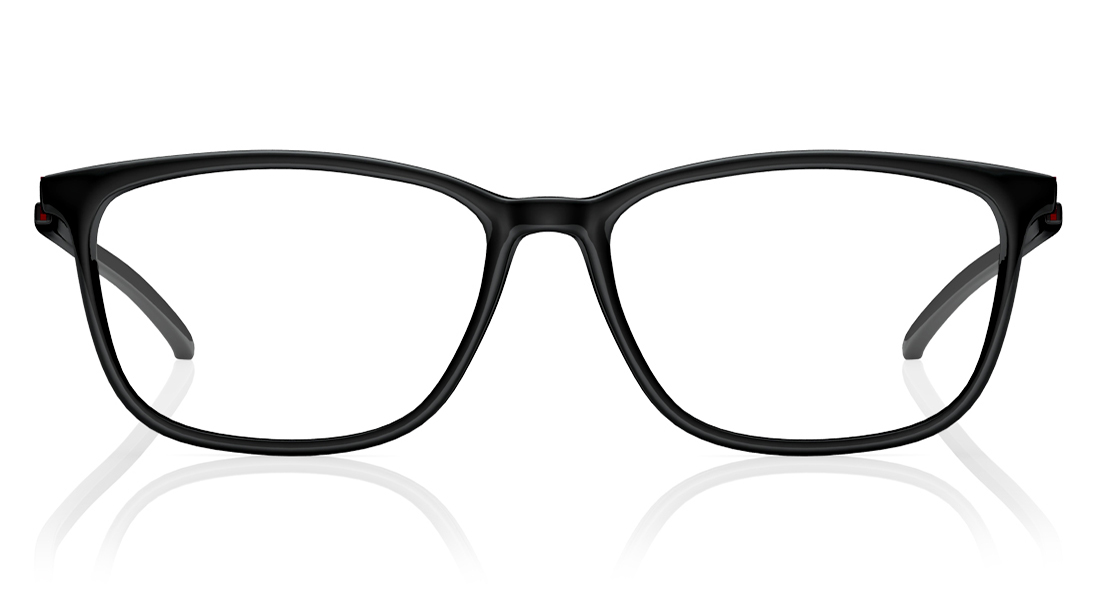 Image 1 of Black Wayfarer Rimmed Eyeglasses  (TR1210A1A1|50) from Titan Available at Titan Eye+