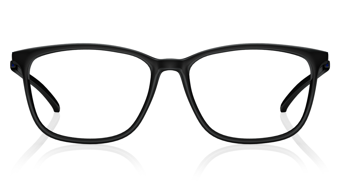 Image 1 of Black Wayfarer Rimmed Eyeglasses  (TR1210B1A1|50) from Titan Available at Titan Eye+