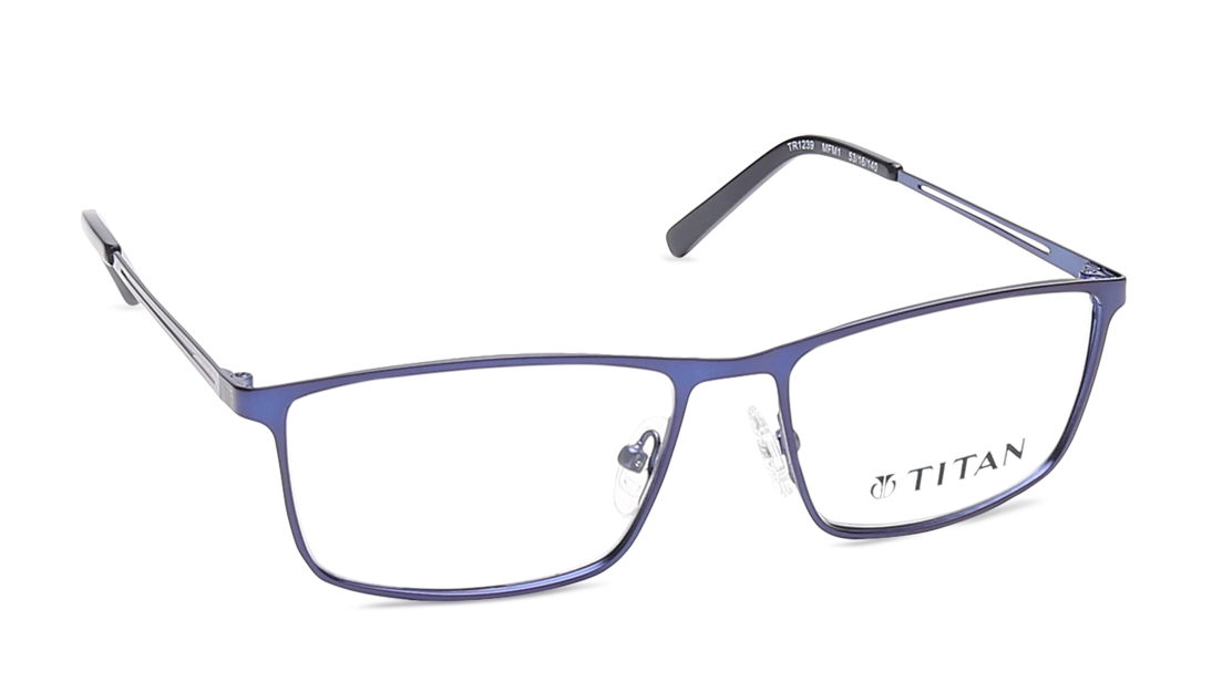 Silver Square Rimmed Eyeglasses Titan - T2415A1A1 at best price 