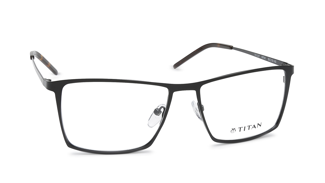 Black Square Rimmed Eyeglasses (TR1257MFM1|56)