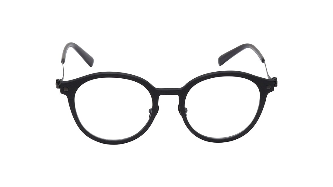 Image 1 of Black Round Rimmed Men Eyeglasses (TS1035MFC1SBKV|48) from Titan Available at Titan Eye+