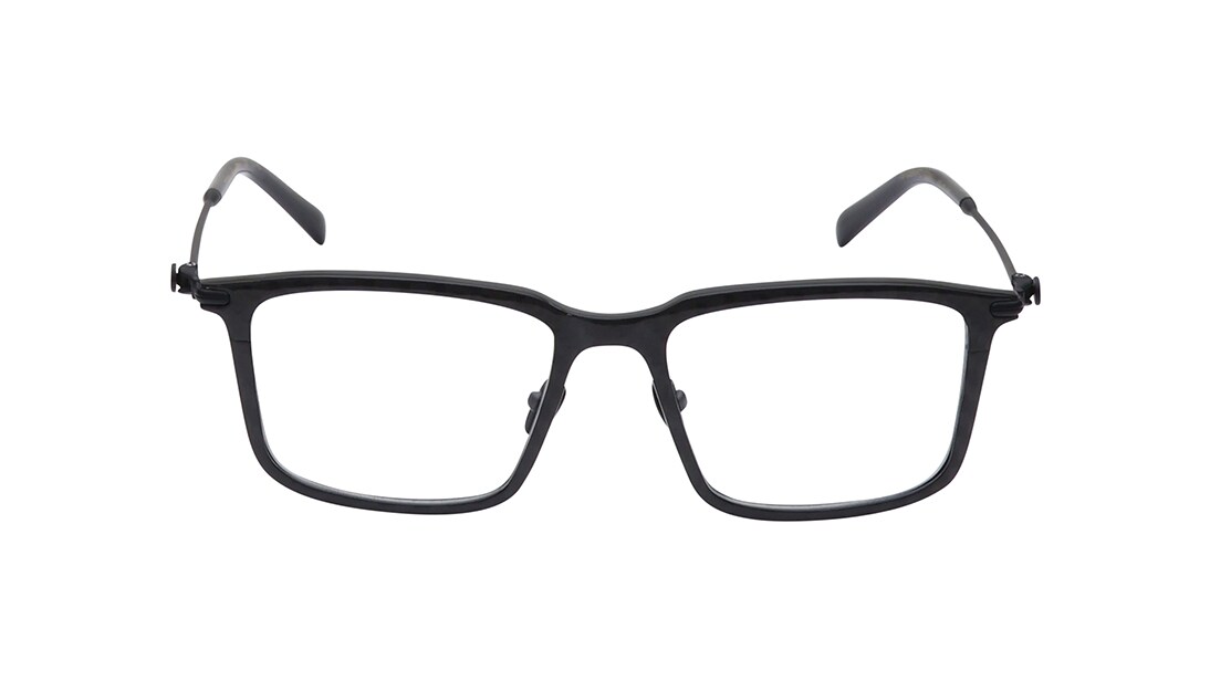 Image 1 of Black Wayfarer Rimmed Men Eyeglasses (TS1036MFC1SBKV|51) from Titan Available at Titan Eye+