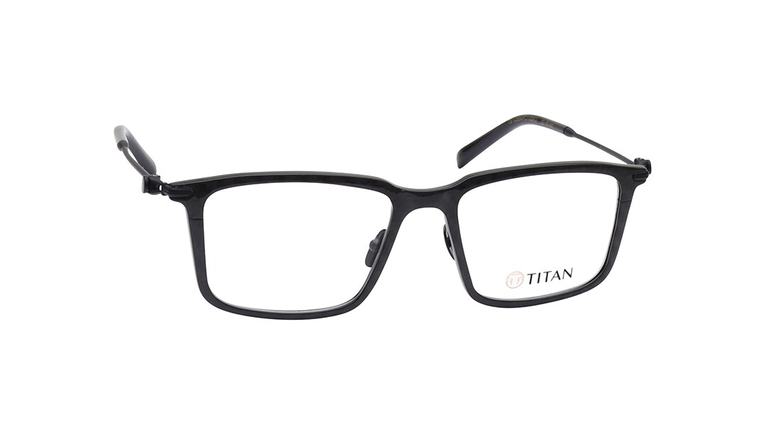 Black Wayfarer Rimmed Men Eyeglasses (TS1036MFC1SBKV|51)