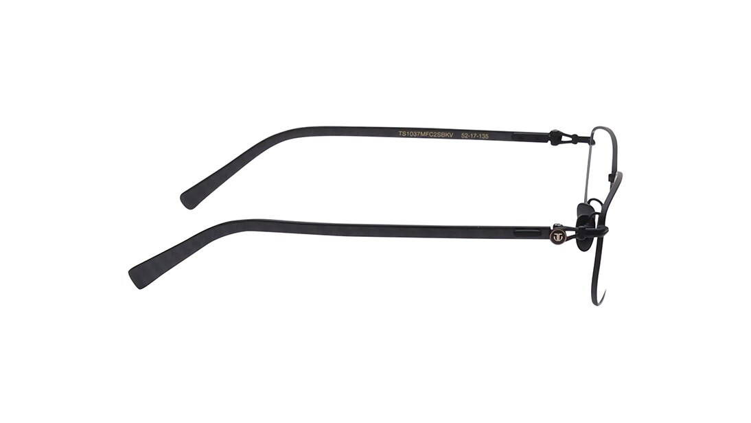 Black Geometry Rimmed Men Eyeglasses (TS1037MFC2SBKV|52