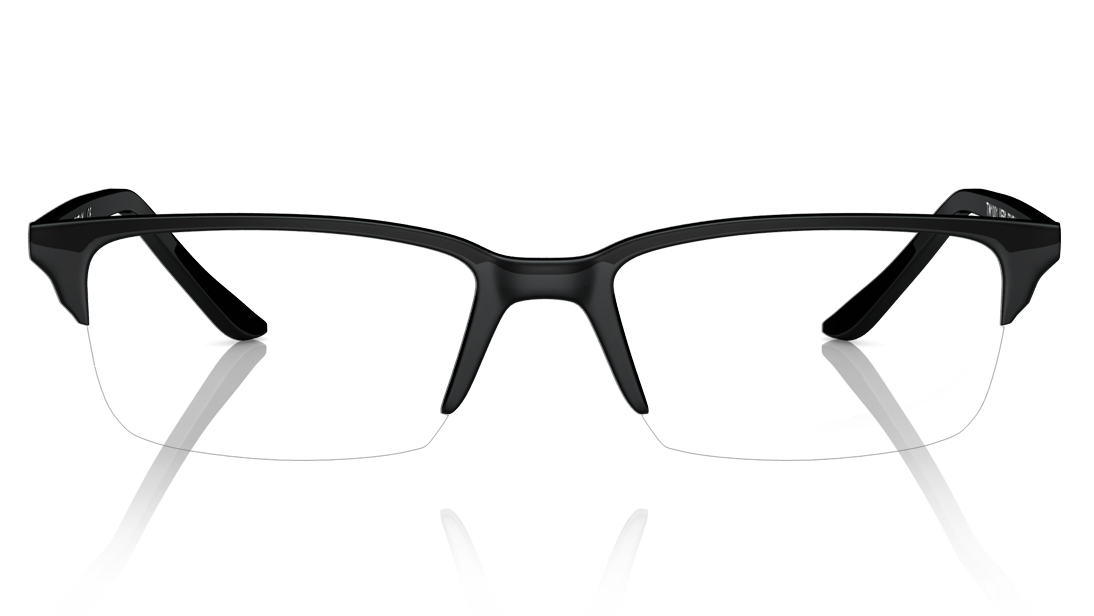 Image 1 of Black Rectangle Eyeglasses for Men from Titan Available at Titan Eye+