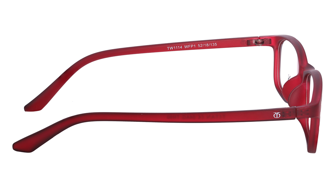 Maroon Rectangle Eyeglasses for Women available online at Titan Eye+