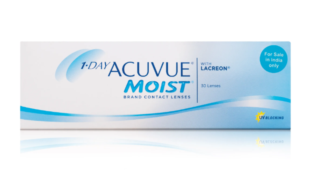 Image 1 of Daily Disposable Acuvue Moist Multifocal By Johnson and Johnson - 30 Lens per Pack from Johnson And Johnson Available at Titan Eye+