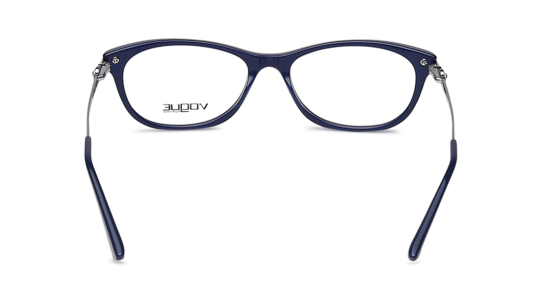 Blue CatEye Rimmed Eyeglasses Vogue Eyewear VO2925BI205053 at best price Titan Eye