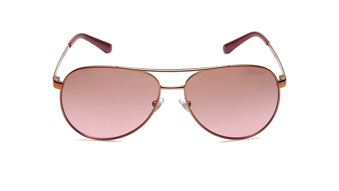 Image 1 of Pink Pilot Women Sunglasses (VO3991SI8131458|58) from Vogue Eyewear Available at Titan Eye+