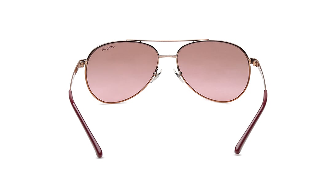 Image 4 of Pink Pilot Women Sunglasses (VO3991SI8131458|58) from Vogue Eyewear Available at Titan Eye+