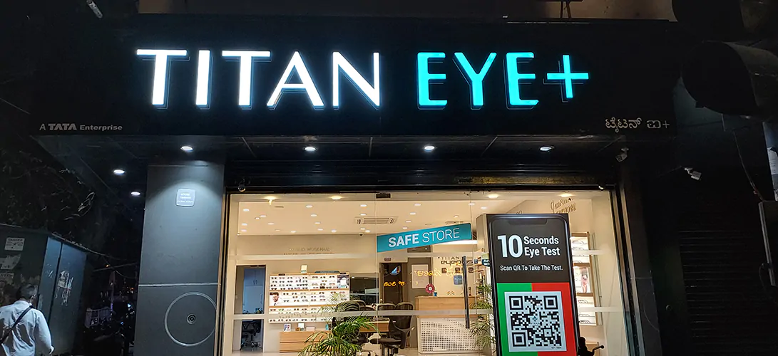 Visit Bangalore Titan Eye Basaveshwar Nagar Optician Near me