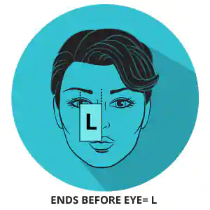 Eyewear SIze Guide Ends Before Eye=L