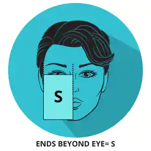 Measuring Eyewear Size with Card at Titan Eye+
